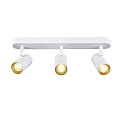 SLV Applique et plafonnier NOBLO� TRIPLE PHASE DTW 3 flammes, rond, Dim-To-Warm IP20, blanche gradable