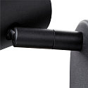 SLV Applique et plafonnier NOBLO� SINGLE PHASE DTW � 1 flamme, rond, Dim-To-Warm IP20, noir gradable