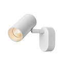 SLV Applique et plafonnier NOBLO� SINGLE PHASE � 1 flamme, rond IP20, blanche gradable