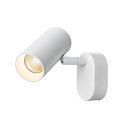 SLV Applique et plafonnier NOBLO� SINGLE PHASE � 1 flamme, rond IP20, blanche gradable