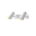 SLV wall and ceiling luminaire NOBLO� DOUBLE PHASE 2 flames, round IP20, white dimmable