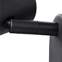 SLV Applique et plafonnier NOBLO� SINGLE PHASE � 1 flamme, rond IP20, noir gradable