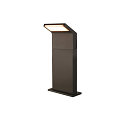 SLV Lampadaire d�ext�rieur ORDI II POLE 45 angulaire IP65, noir gradable