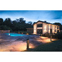 SLV outdoor floor lamp ORDI II POLE 70 square IP65, black dimmable