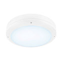 SLV Applique et plafonnier OUTDOOR BULKHEAD V 360 HF avec capteur, CCT Switch, r�sistant aux chocs, commutable IP65, blanche