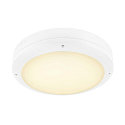 SLV Applique et plafonnier OUTDOOR BULKHEAD V 360 HF avec capteur, CCT Switch, r�sistant aux chocs, commutable IP65, blanche