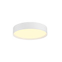 Luminaire de plafond DECONA 30 CL rond, adapté aux postes de travail avec écran IP44, blanche, laqué gradable