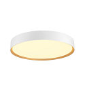 Luminaire de plafond DECONA 42 CL rond, adapté aux postes de travail avec écran IP44, or, blanche, laqué gradable