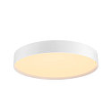 Luminaire de plafond DECONA 42 CL rond, avec capteur, adapté aux postes de travail avec écran IP44, blanche, laqué 