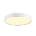 SLV Luminaire de plafond DECONA 42 CL rond, avec capteur, adapté aux postes de travail avec écran IP44, blanche, laqué 