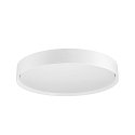 SLV Luminaire de plafond DECONA 42 CL rond, avec capteur, adapté aux postes de travail avec écran IP44, blanche, laqué 