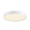 SLV Luminaire de plafond DECONA 42 CL rond, avec capteur, adapté aux postes de travail avec écran IP44, blanche, laqué 