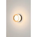 SLV Applique et plafonnier CYFT WAVE IP65, ambre, noir, laqué gradable