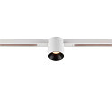 Projecteur sur rail FIXT-IT! rond, version pour montage encastr�, adapt� aux postes de travail avec �cran IP20, noir