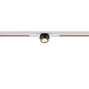 SLV Projecteur sur rail FIXT-IT! rond, version pour montage encastr�, adapt� aux postes de travail avec �cran IP20, noir