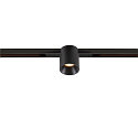Projecteur sur rail FIXT-IT! rond, version pour montage encastr�, adapt� aux postes de travail avec �cran IP20, noir