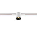 Projecteur sur rail FIXT-IT! rond, version pour montage encastr�, adapt� aux postes de travail avec �cran IP20, noir