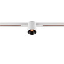 SLV Projecteur sur rail FIXT-IT! rond, version pour montage encastr�, adapt� aux postes de travail avec �cran IP20, noir