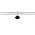 SLV Projecteur sur rail FIXT-IT! rond, version pour montage encastr�, adapt� aux postes de travail avec �cran IP20, noir