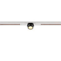 SLV Projecteur sur rail FIXT-IT! rond, version pour montage encastr�, adapt� aux postes de travail avec �cran IP20, noir