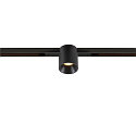 Projecteur sur rail FIXT-IT! rond, version pour montage encastr�, adapt� aux postes de travail avec �cran IP20, noir