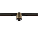 SLV Projecteur sur rail FIXT-IT! rond, version pour montage encastré, adapté aux postes de travail avec écran IP20, bronze, noir