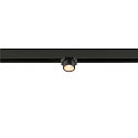 SLV Projecteur sur rail FIXT-IT! rond, version pour montage en surface, adapt� aux postes de travail avec �cran IP20, noir