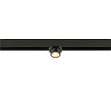 SLV Projecteur sur rail FIXT-IT! rond, version pour montage en surface, adapt� aux postes de travail avec �cran IP20, noir