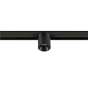 SLV Projecteur sur rail FIXT-IT! rond, version pour montage en surface, adapt� aux postes de travail avec �cran IP20, noir