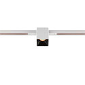 Projecteur sur rail FIXT-IT! rond, version pour montage encastr�, adapt� aux postes de travail avec �cran IP20, noir