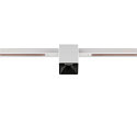 SLV Projecteur sur rail FIXT-IT! rond, version pour montage encastr�, adapt� aux postes de travail avec �cran IP20, noir