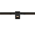 Projecteur sur rail FIXT-IT! rond, version pour montage encastr�, adapt� aux postes de travail avec �cran IP20, noir