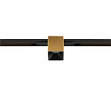 SLV Projecteur sur rail FIXT-IT! rond, version pour montage encastr�, adapt� aux postes de travail avec �cran IP20, or, noir