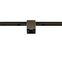 SLV Projecteur sur rail FIXT-IT! rond, version pour montage encastré, adapté aux postes de travail avec écran IP20, bronze, noir