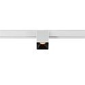 Projecteur sur rail FIXT-IT! rond, version pour montage en surface, adapt� aux postes de travail avec �cran IP20, noir