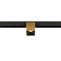 Projecteur sur rail FIXT-IT! rond, version pour montage en surface, adapt� aux postes de travail avec �cran IP20, or, noir