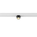 SLV Projecteur sur rail FIXT-IT! rond, version pour montage en surface, adapt� aux postes de travail avec �cran IP20, noir