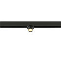 SLV Projecteur sur rail FIXT-IT! rond, version pour montage en surface, adapt� aux postes de travail avec �cran IP20, noir