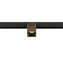 SLV Projecteur sur rail FIXT-IT! rond, version pour montage en surface, adapté aux postes de travail avec écran IP20, bronze
