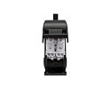 SLV Plafonnier encastr� NEW TRIA� 45 rond, adapt� aux postes de travail avec �cran IP20, noir, laqu� 