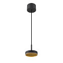Luminaire � suspension GRIP! FLAT IP20, or, noir gradable