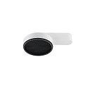 SLV ceiling luminaire GRIP! FLAT IP20, black, white, lacquered dimmable