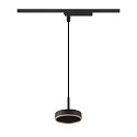 Luminaire � suspension monophas� GRIP! FLAT Bas, sans abat-jour, CCT Switch IP20, or, noir gradable