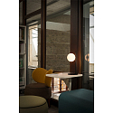 SLV Lampadaire SUN FL rond G9 IP20, noir gradable