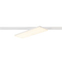 SLV 3-phase spot SIGHT PANEL square, suitable for VDU workstation IP20, white, lacquered 