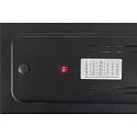 SLV Projecteur triphas� SIGHT PANEL angulaire, adapt� aux postes de travail avec �cran IP20, noir, laqu� 