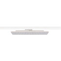 SLV Projecteur triphas� SIGHT PANEL angulaire, adapt� aux postes de travail avec �cran IP20, blanche, laqu� 