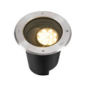 Projecteur encastr� DASAR� L DALI rond, pivotant, asym�trique, dimmable IP65/IP67, acier inoxydable gradable