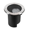 Projecteur encastr� DASAR� L DALI rond, pivotant, asym�trique, dimmable IP65/IP67, acier inoxydable gradable