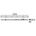 Porteur de lumi�re RETRO LT 150 OVAL contr�lable par DALI, CCT Switch, r�glable, multipower IP20, blanche gradable